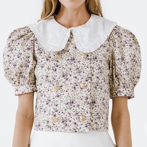 Oversized Collar top